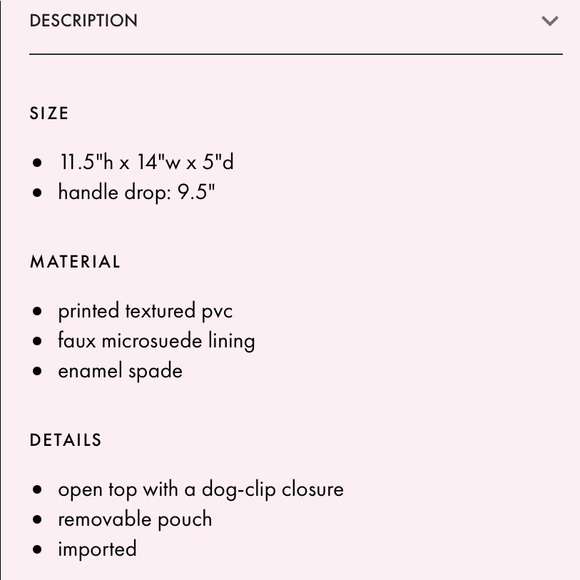 Kate Spade party floral tote - Picture 8 of 8